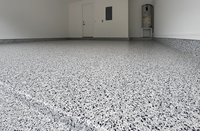 GTA garage flooring flake systems